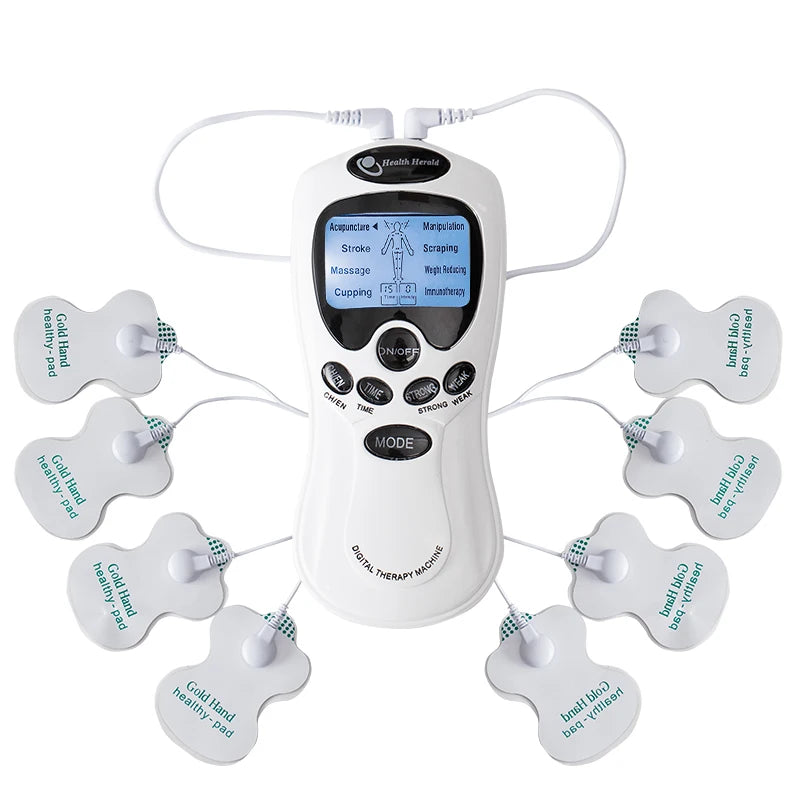 ElectroStim Pro – Massageador EMS para Relaxamento Muscular e Acupuntura