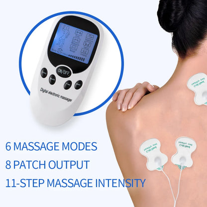 ElectroPulse – Estimulador Muscular Digital para Massagem em Casa