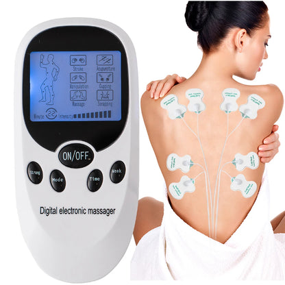 ElectroPulse – Estimulador Muscular Digital para Massagem em Casa