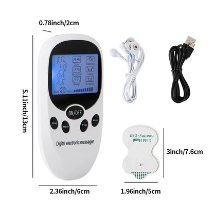 ElectroPulse – Estimulador Muscular Digital para Massagem em Casa
