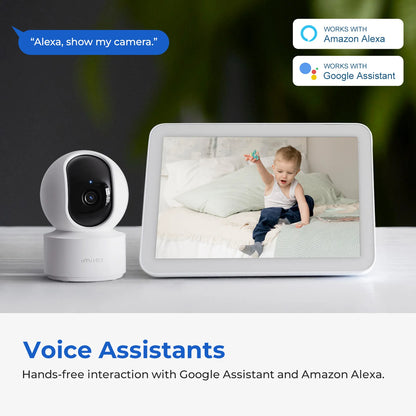 Câmera Inteligente IMILAB C21 2.5K – Monitor 360° com Visão Noturna e Áudio Bidirecional via App