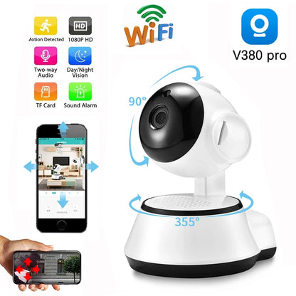 Câmera IP V380 Pro HD com Detecção Humana e Monitoramento via App