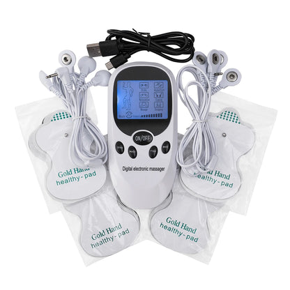 ElectroPulse – Estimulador Muscular Digital para Massagem em Casa