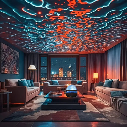 Magical Aurora – Projetor de luz e cores com controle remoto