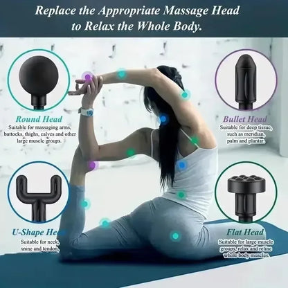 Massageador Muscular Portátil SmartRelax Min, Alívio de Dores, Corpo Inteiro.