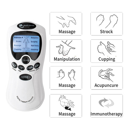 ElectroStim Pro – Massageador EMS para Relaxamento Muscular e Acupuntura