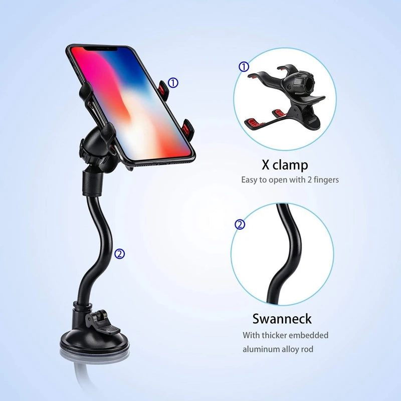 Segurador de telefone para carro com rotação 360
