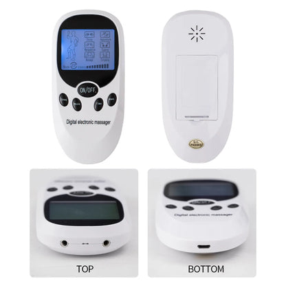 ElectroPulse – Estimulador Muscular Digital para Massagem em Casa