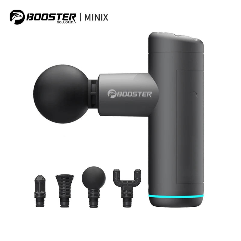 Mini Pistola de Massagem Booster X – Vibrador Elétrico para Corpo e Fitness