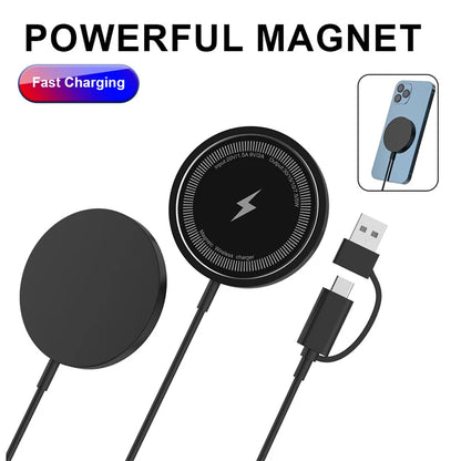 Carregador magnético sem fio USB