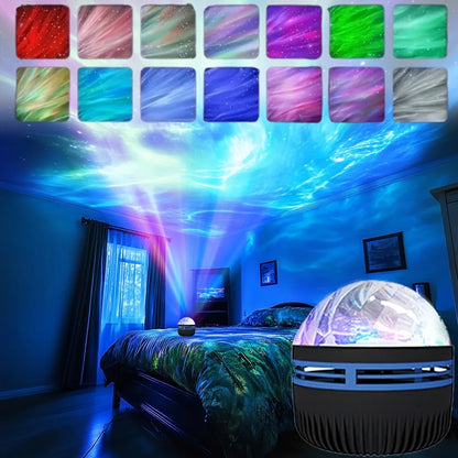 Magical Aurora – Projetor de luz e cores com controle remoto