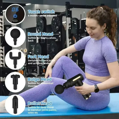 Massageador Muscular Portátil SmartRelax Min, Alívio de Dores, Corpo Inteiro.